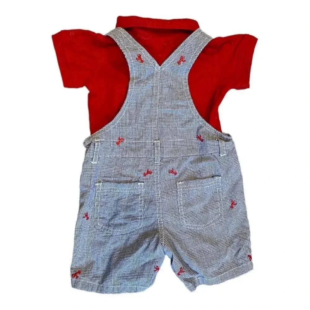 Izod | Lobster Overall Set (18 mos) 🦞 - Picture 4 of 7